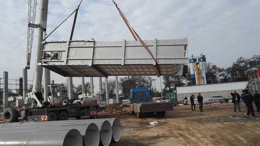  北京市槐房再生水廠項目工程施工現(xiàn)場